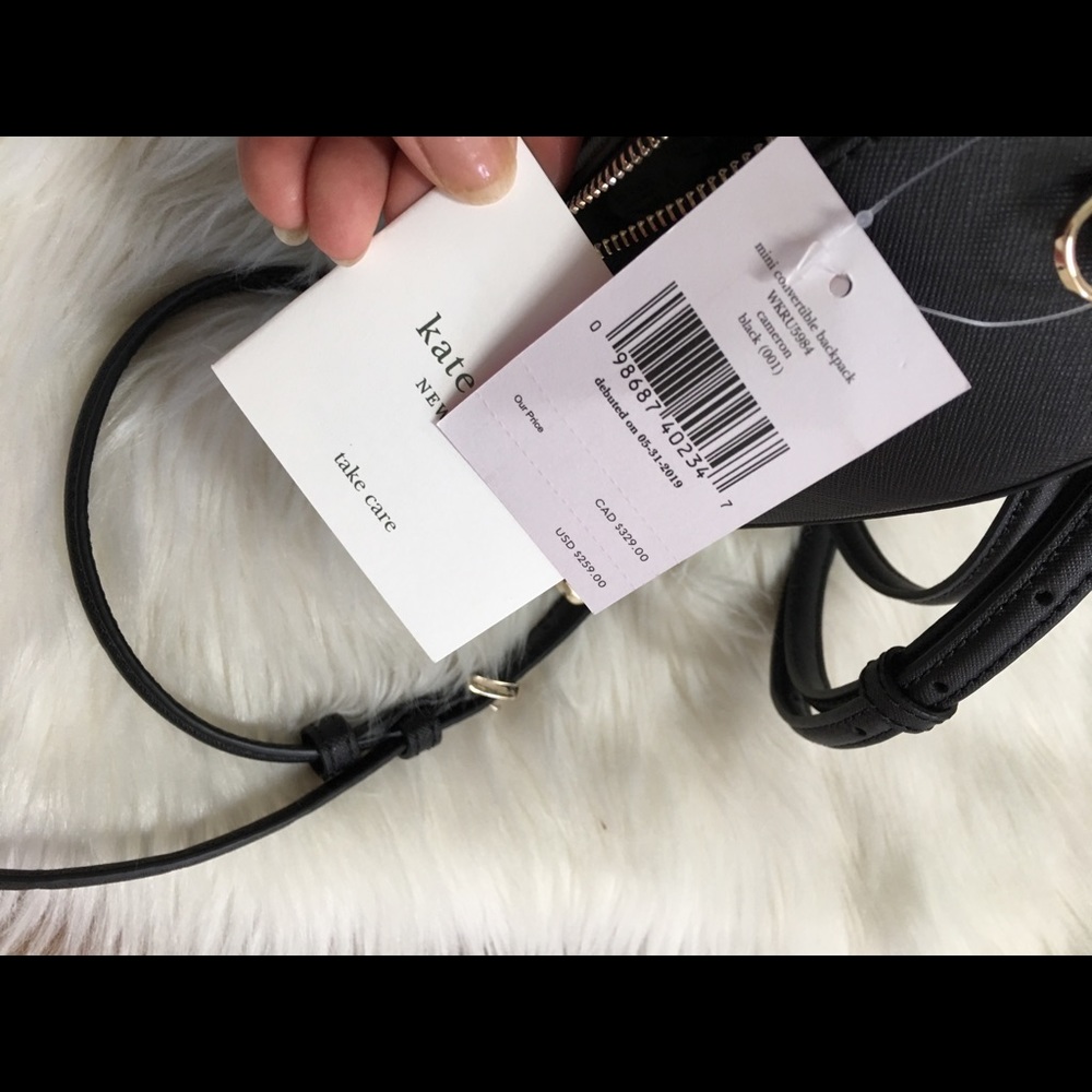 Kate spade convertible small backpack - Picture 6 of 7